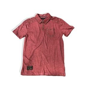 Short Sleeve Vintage Garment Oil Wash Pocket Polo